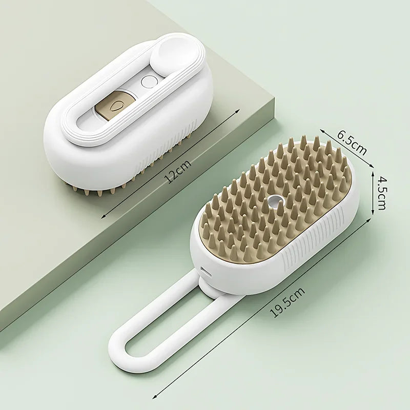 Steam spa pet brush